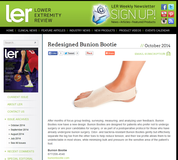 lower extremity revie bunion bootie