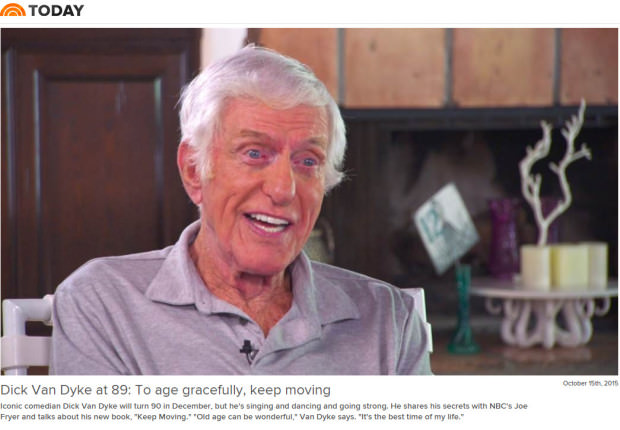 Dick Van Dyke on growing old.