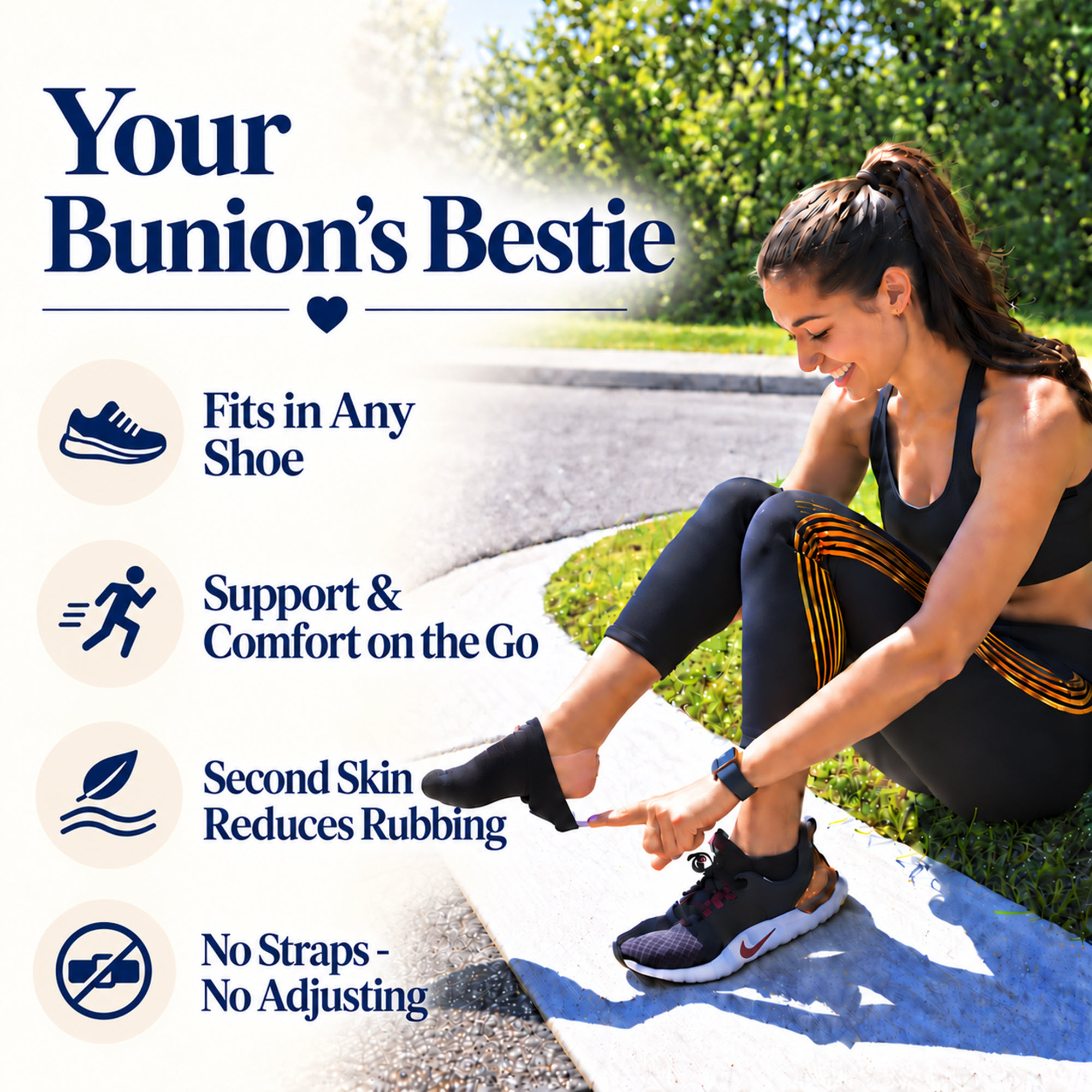 Bunion Bootie Bunions Bestie Fits in Shoes Comfort on the Go