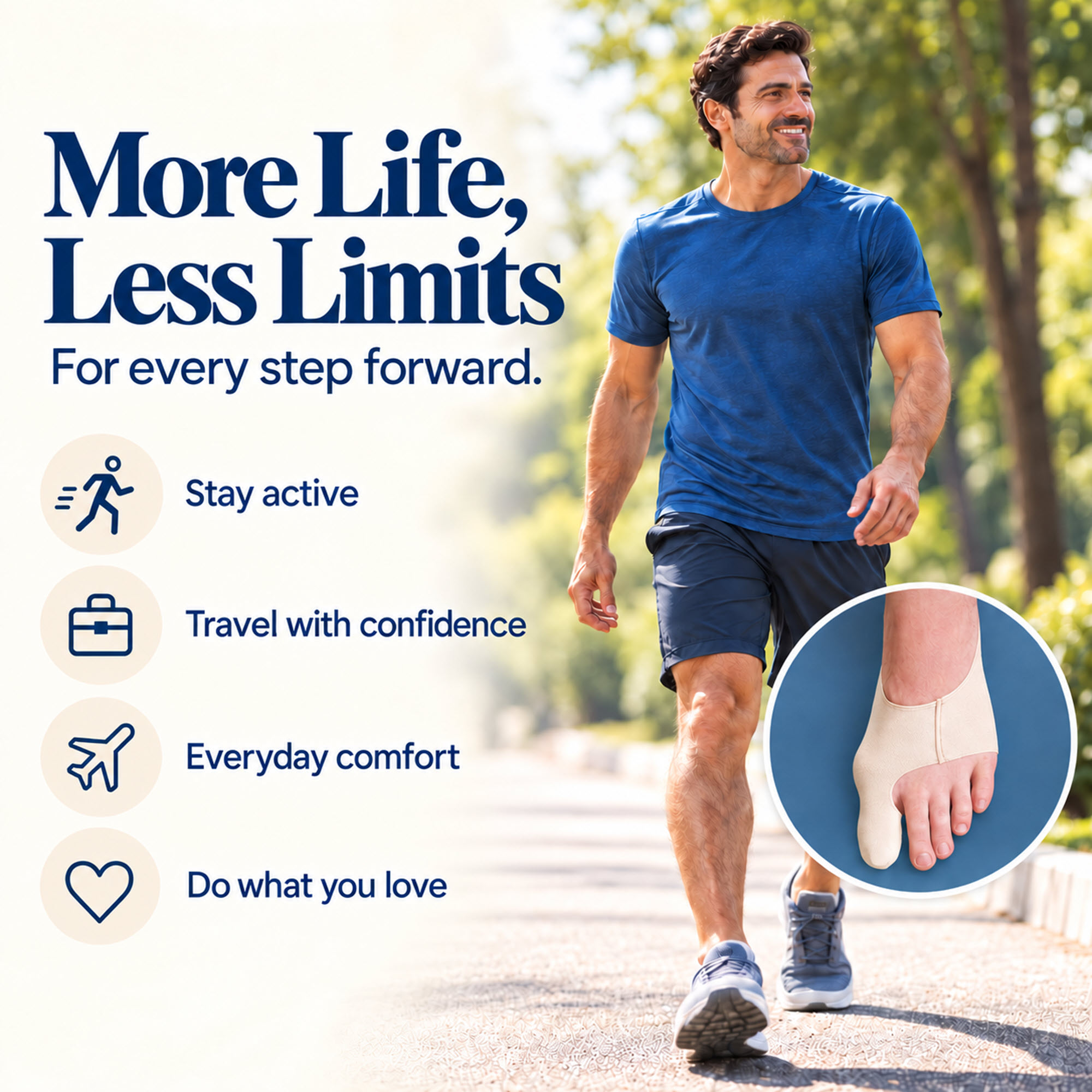 More Life Less Pain Bunion Corrector for Men & Women