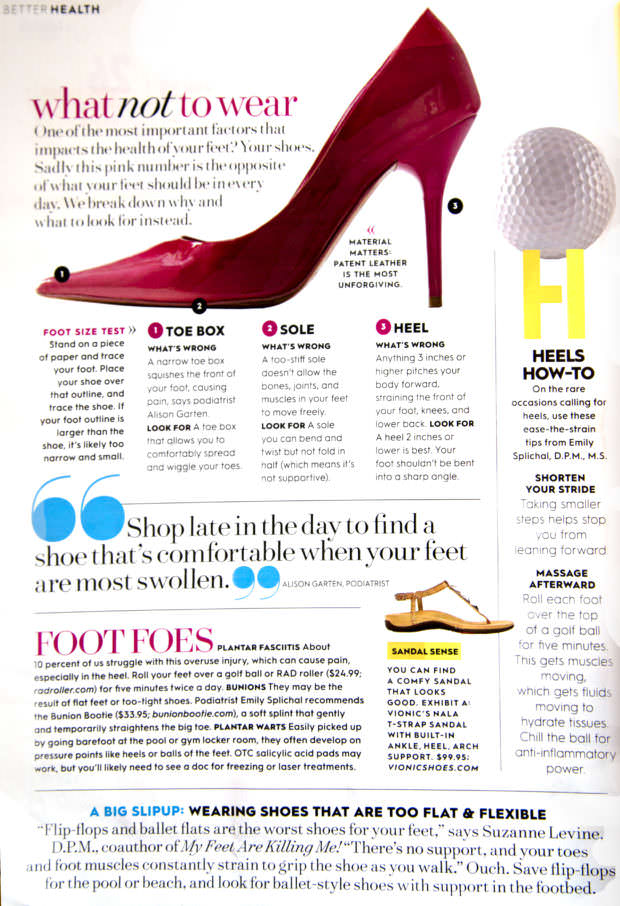 Bunion Bootie Featured in Better Homes & Gardens