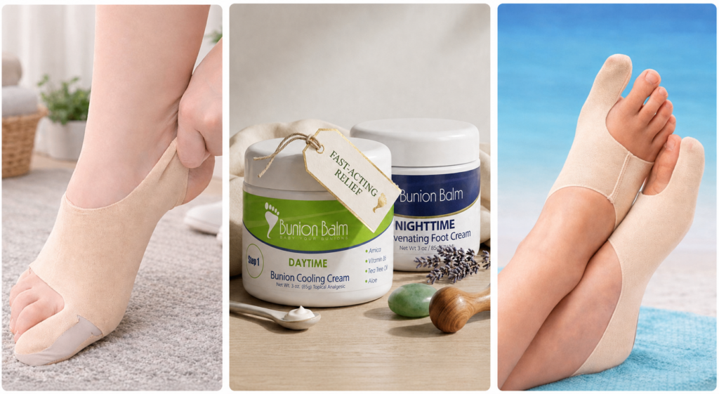 Bunion Pain Relief Splints and Cream